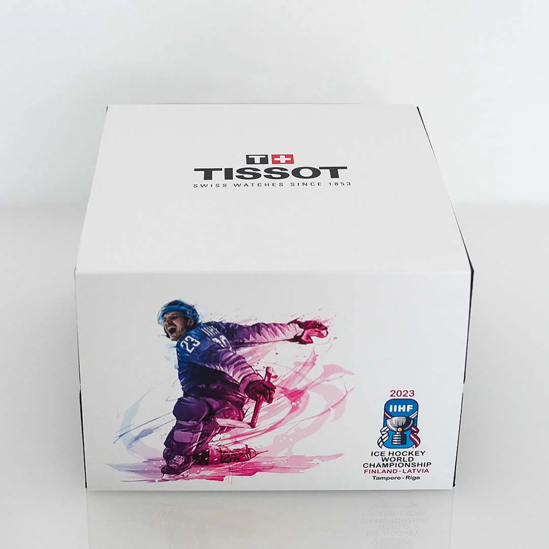 Tissot Supersport Chrono IIHF 2023 Special Edition T1256171104100 rannekello - Image 6