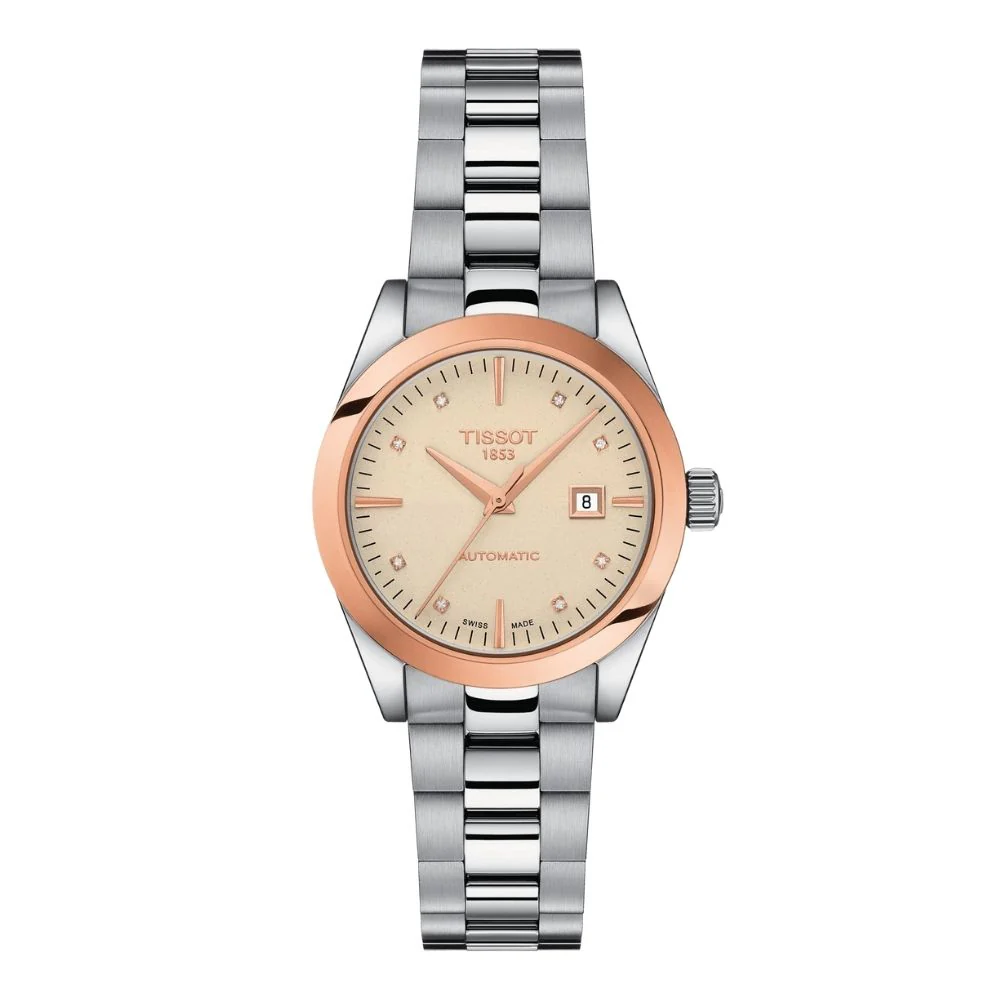 Tissot T-My Lady Automatic 18K rosekulta T9300074126600 rannekello