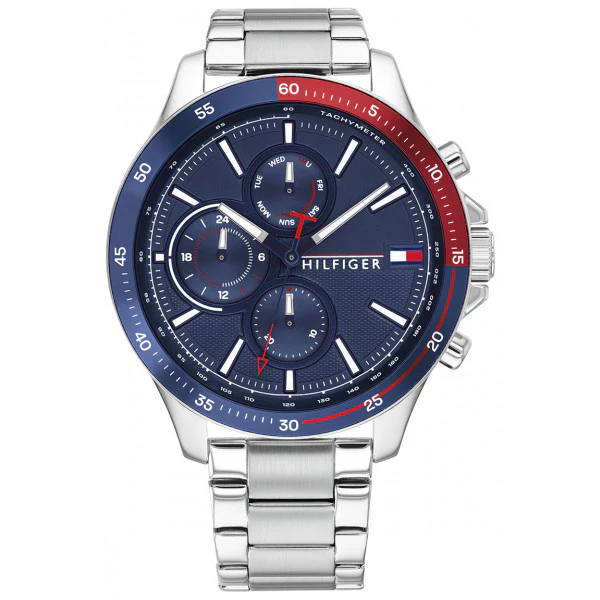 Tommy Hilfiger Bank 1791718, miesten rannekello