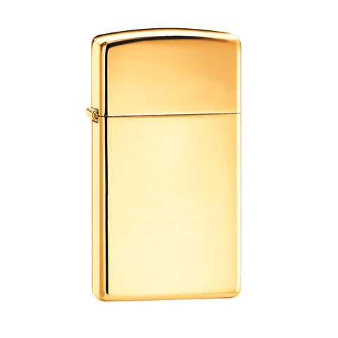 Zippo Slim-sytytin, kiiltävä messinki