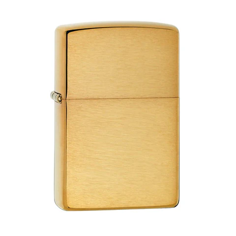 Zippo sytytin, harjattu messinki